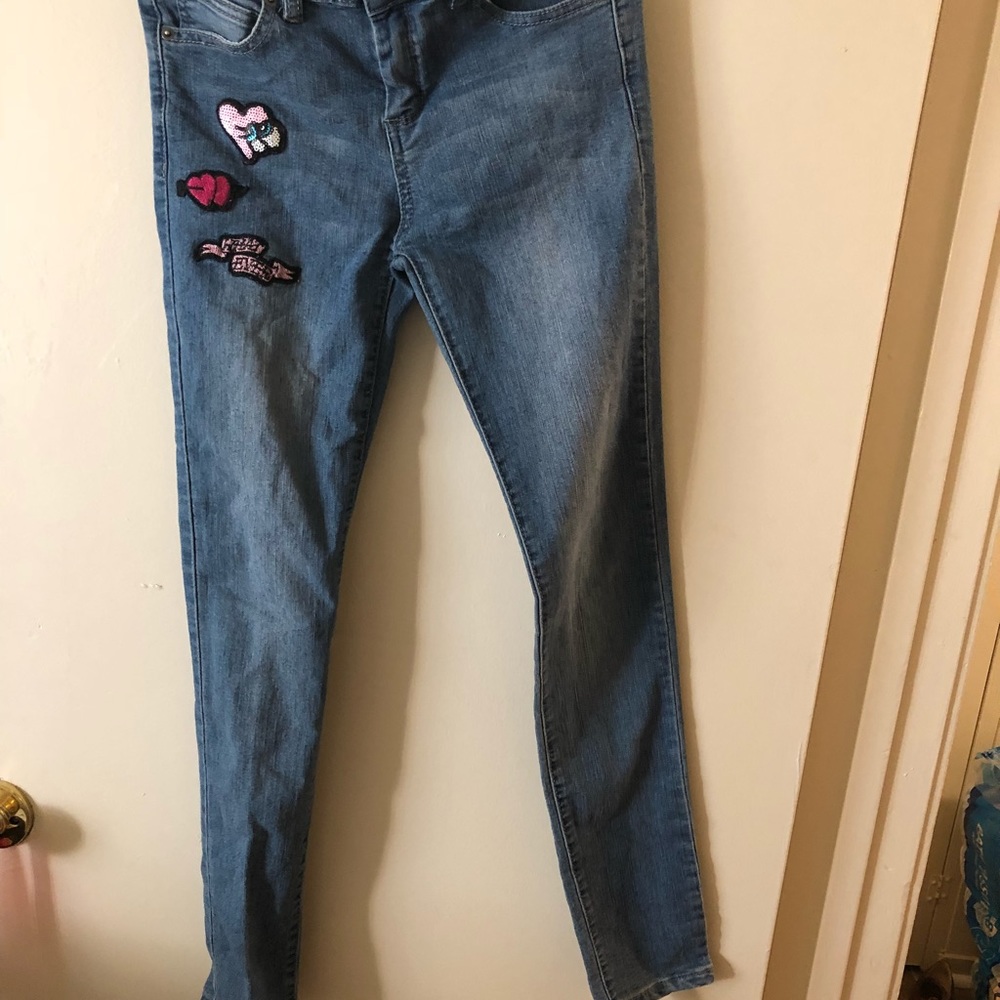 Dark blue girl denim jeans